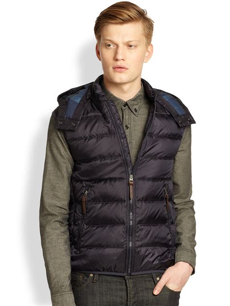 burberry mens vest